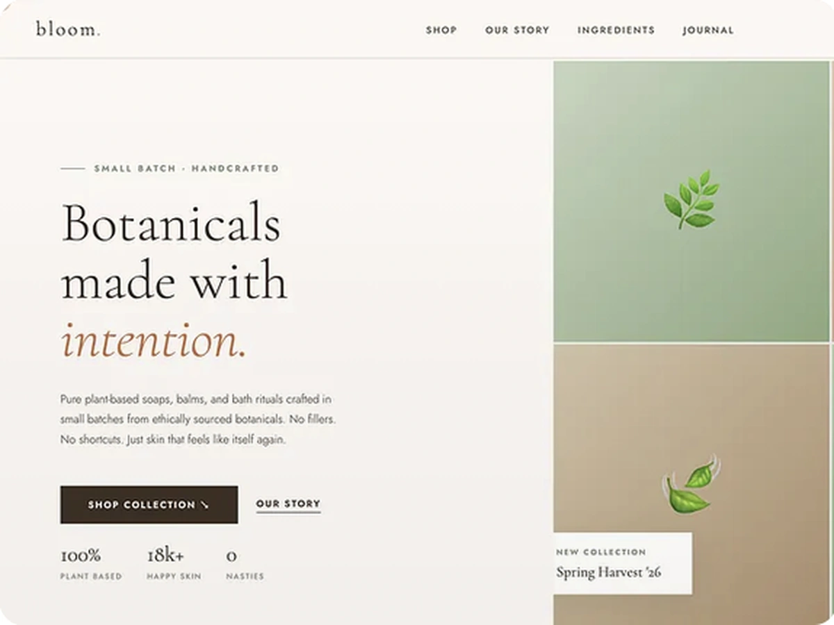 E-commerce Shop design project