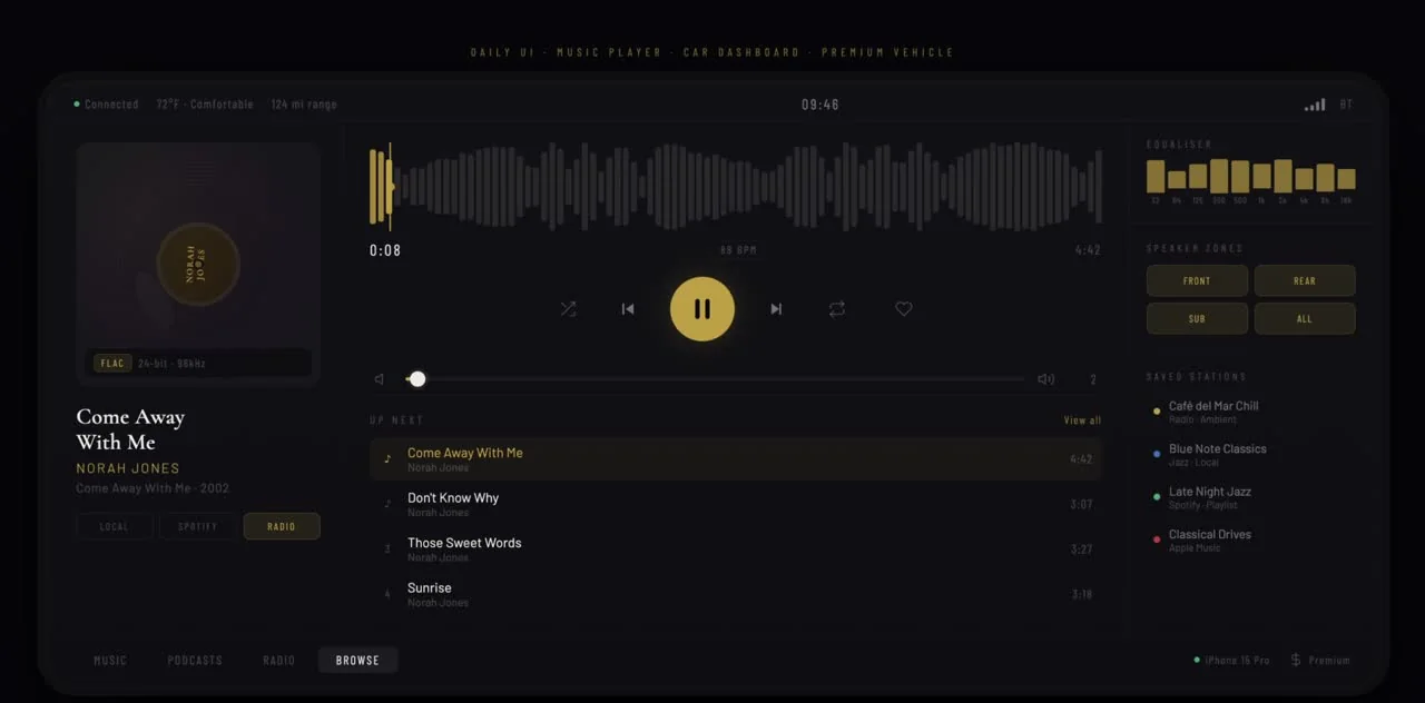Music Player design project